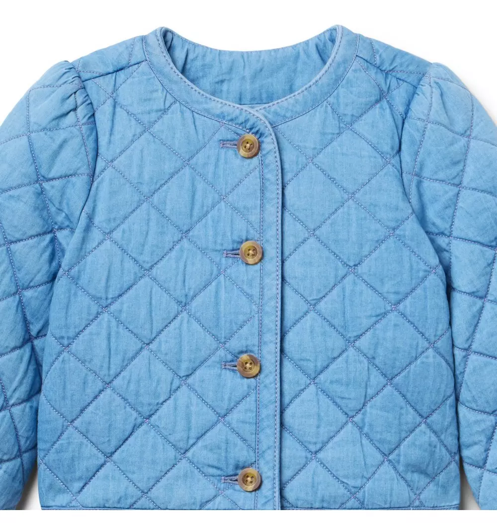 The Chambray Quilted Jacket