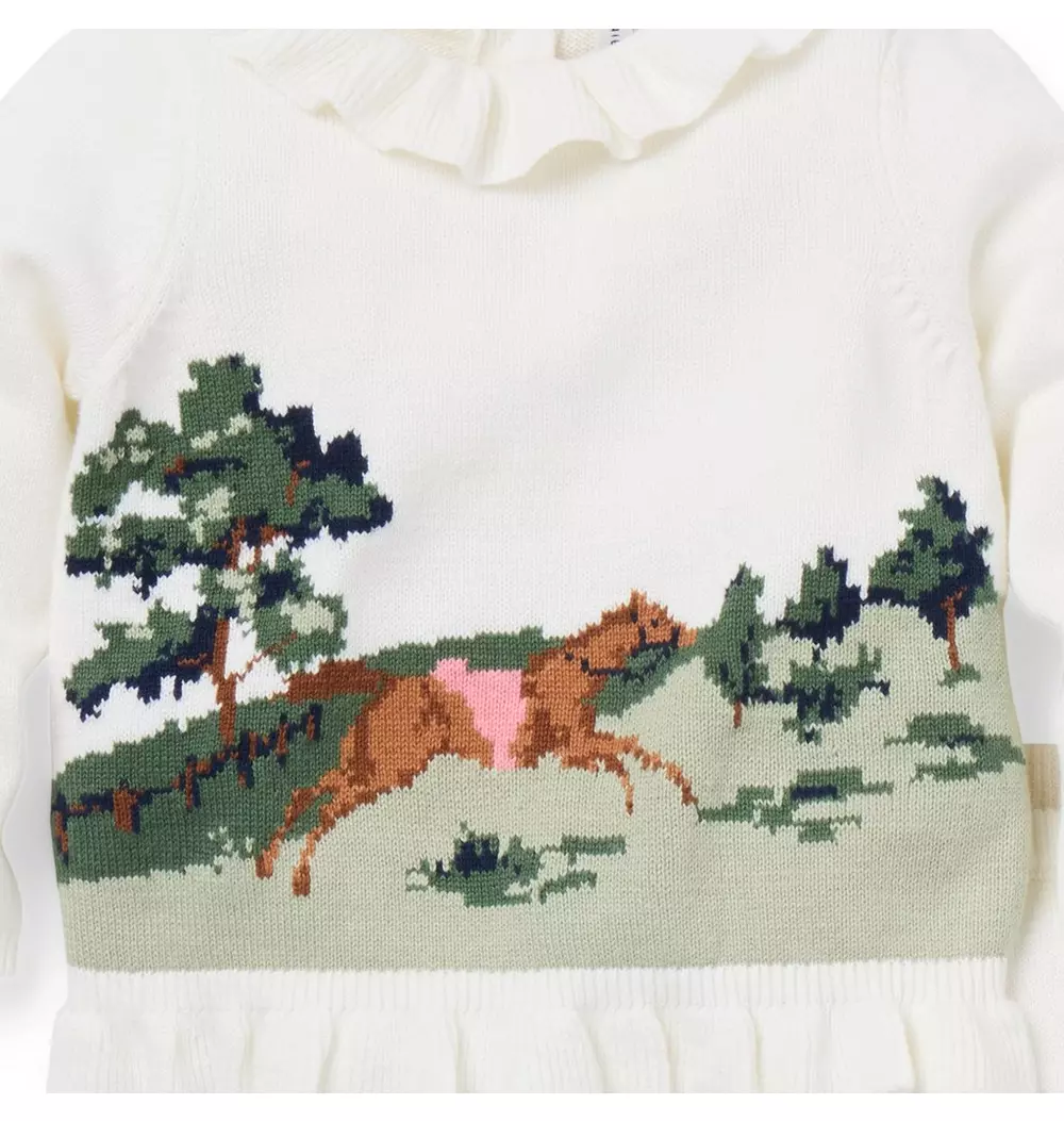 Baby Horse Matching Sweater Set