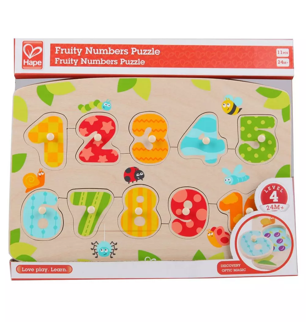 Peg Puzzle: Fruity Numbers