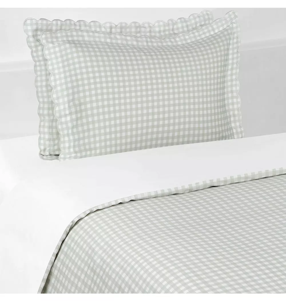 Picnic Gingham Twin Set- Green