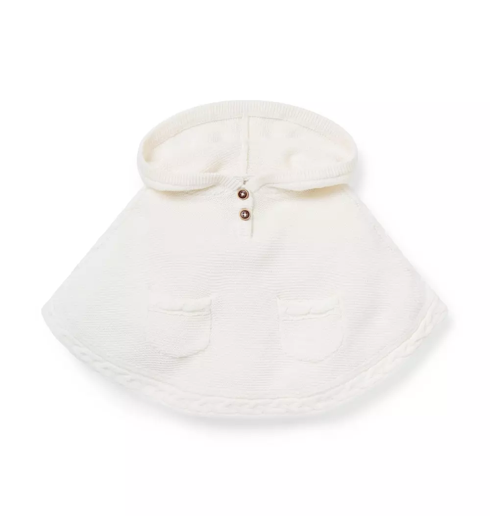 Baby Hooded Sweater Cape