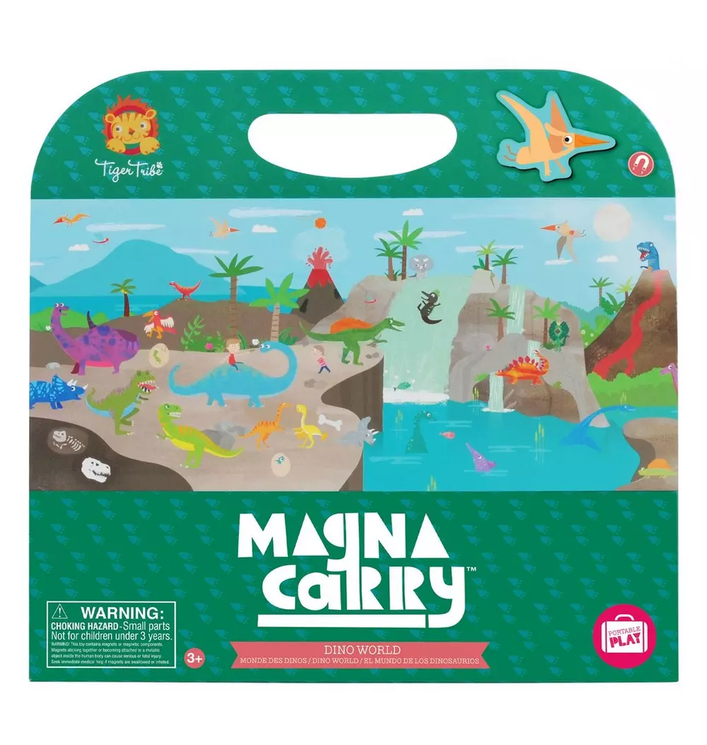 Magna Carry Magnetic Play Scene: Dino World