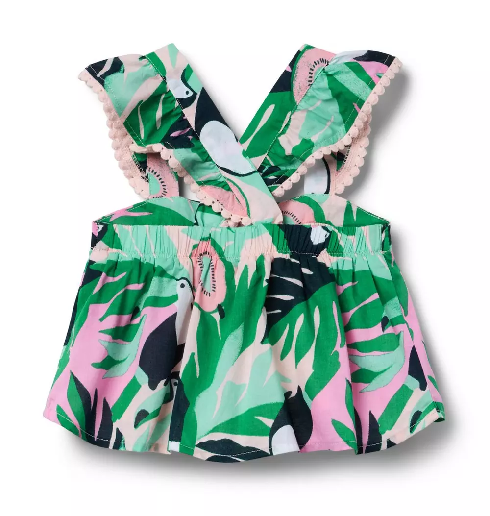 Toucan Flutter Sleeve Top