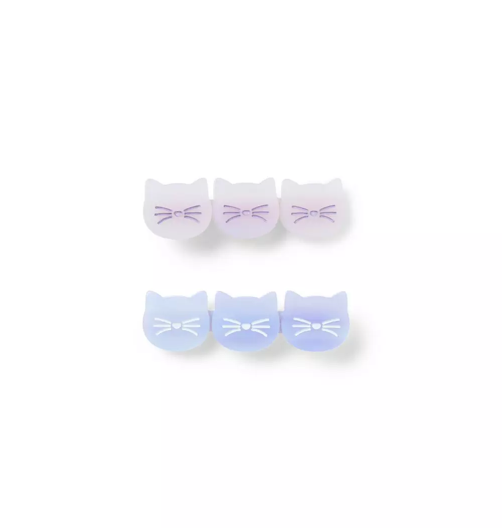 Cat Barrette Set