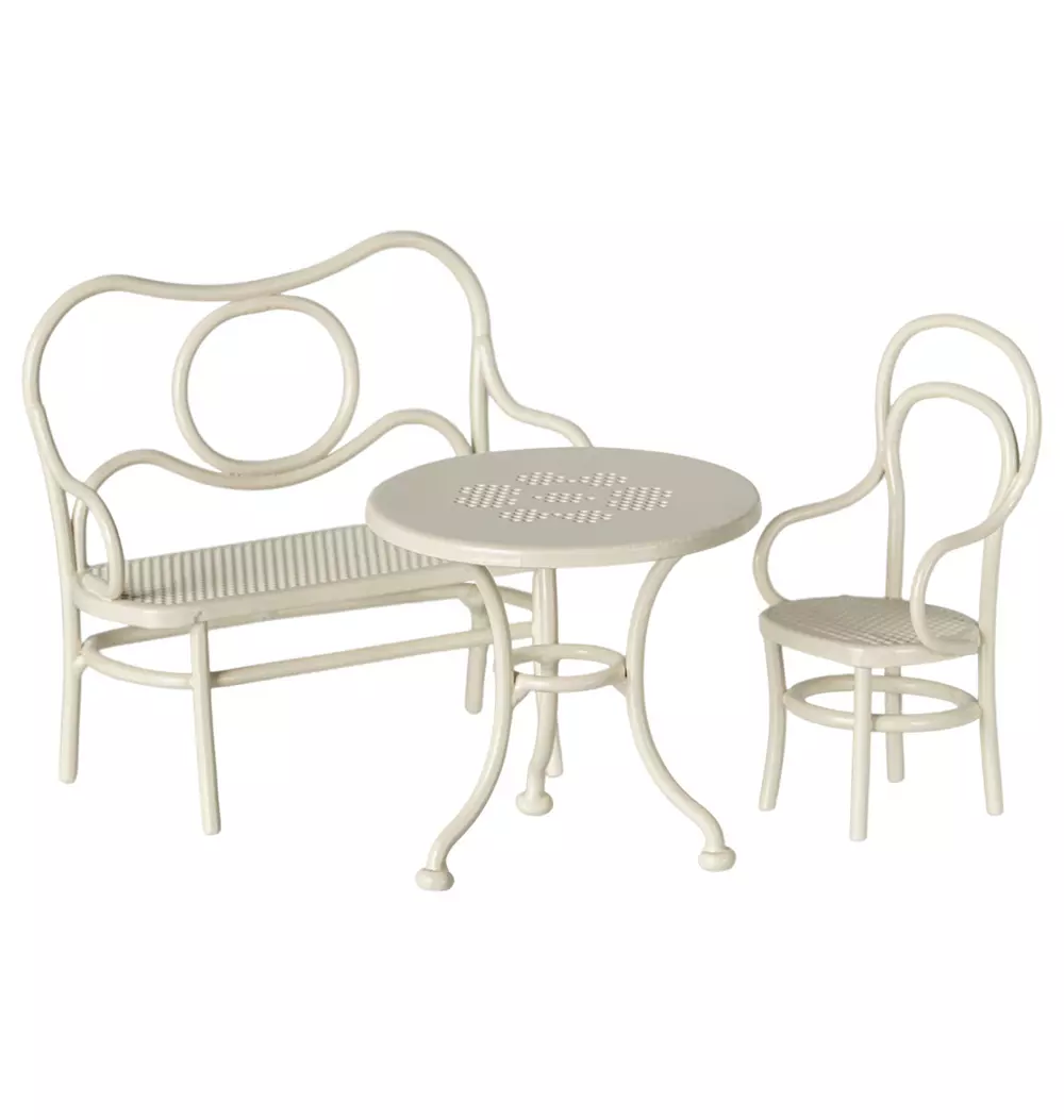 Café set, Mouse, Small - Off white