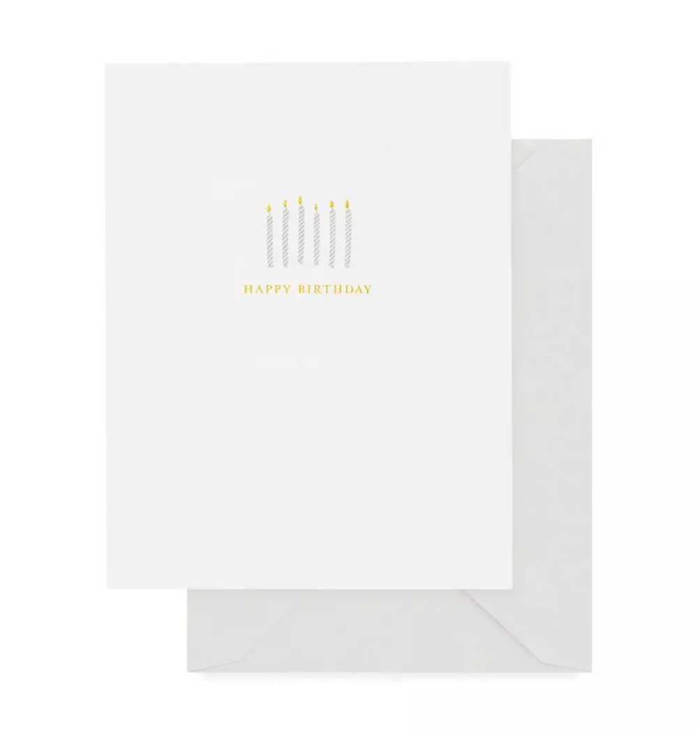 Birthday Candles Greeting Card
