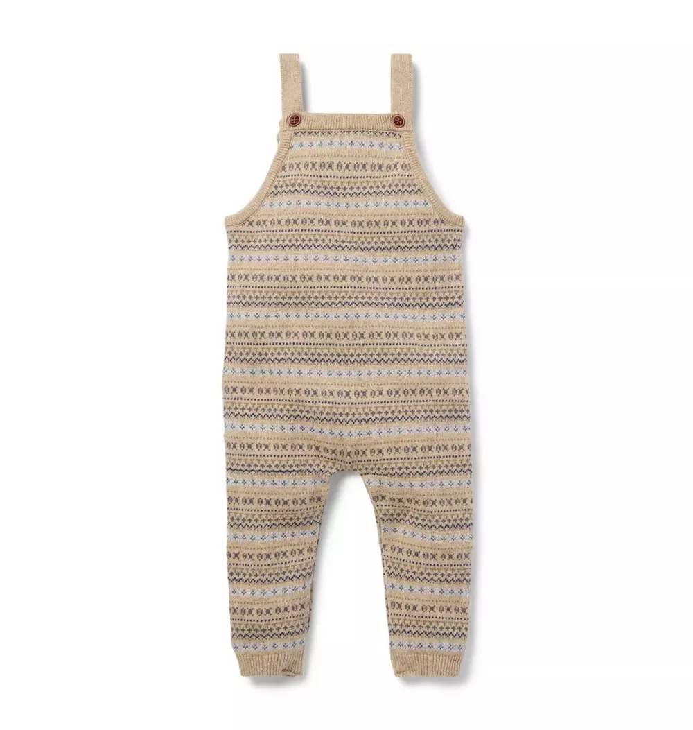 Baby Fair Isle Knit Overall
