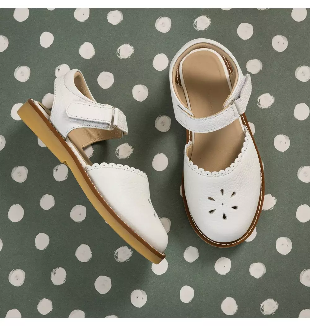 Bellis Sandal White