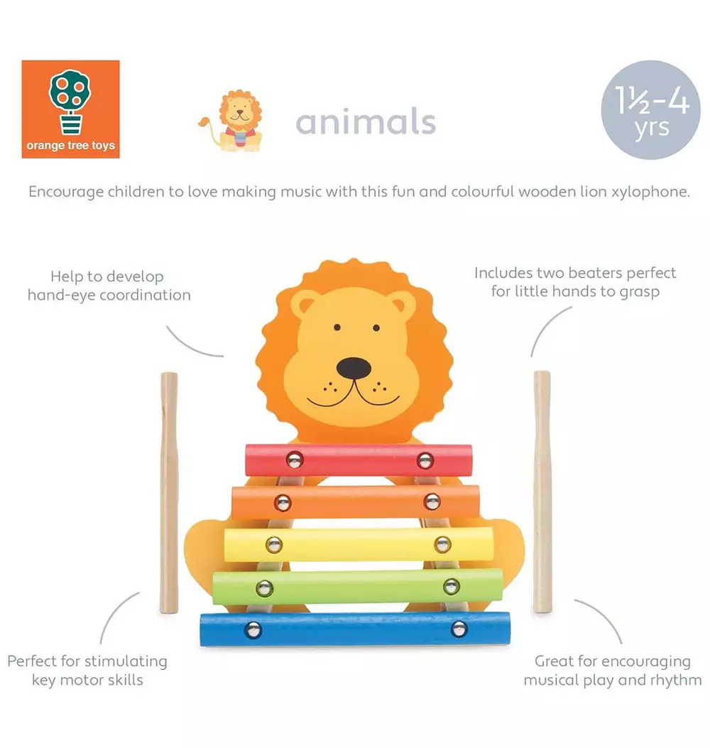 Wooden Xylophone: Lion