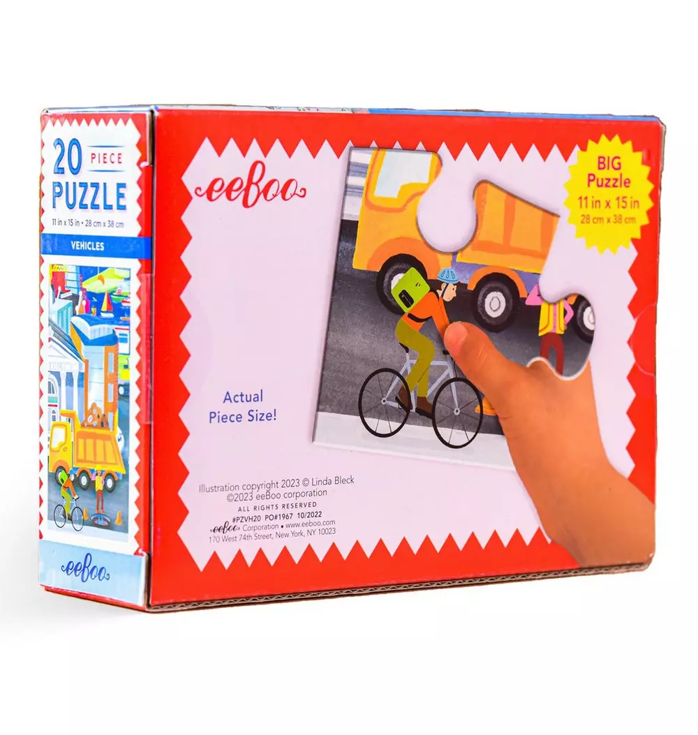 20 Piece Puzzle: Vehicles