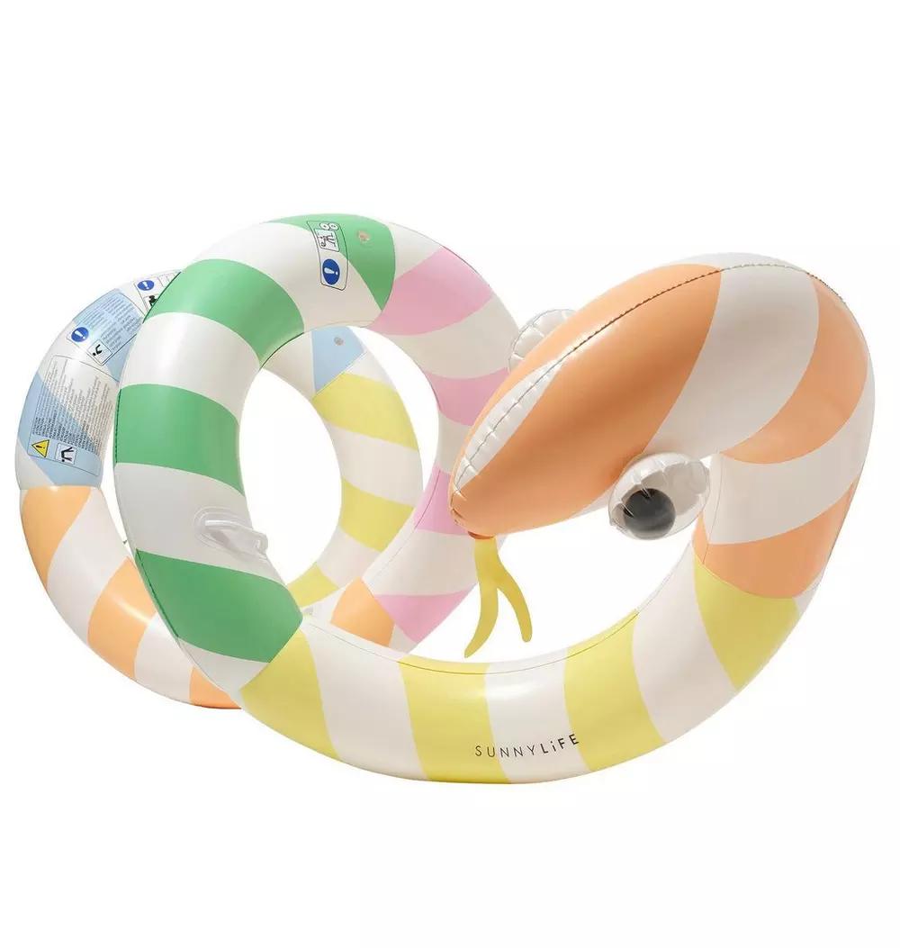 Giant Inflatable Pool Noodle: Sorbet Stripe