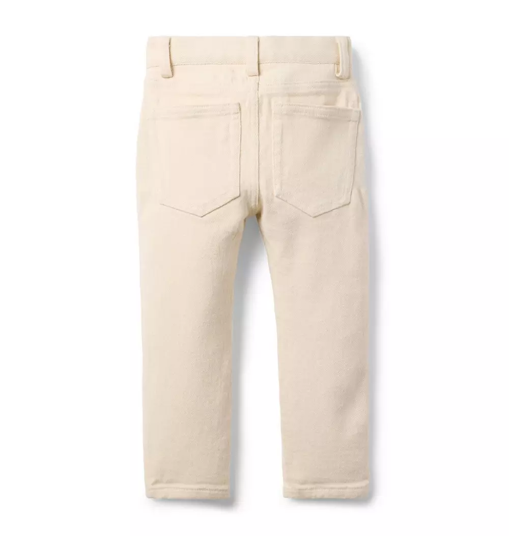 Slim Jean In Ecru Wash