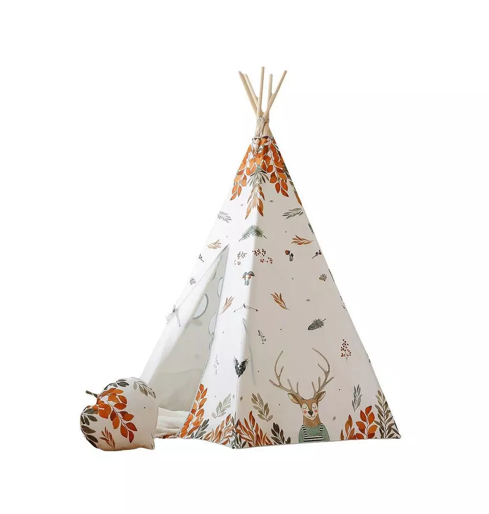 “Forest Friends” Teepee and Round Mat Set