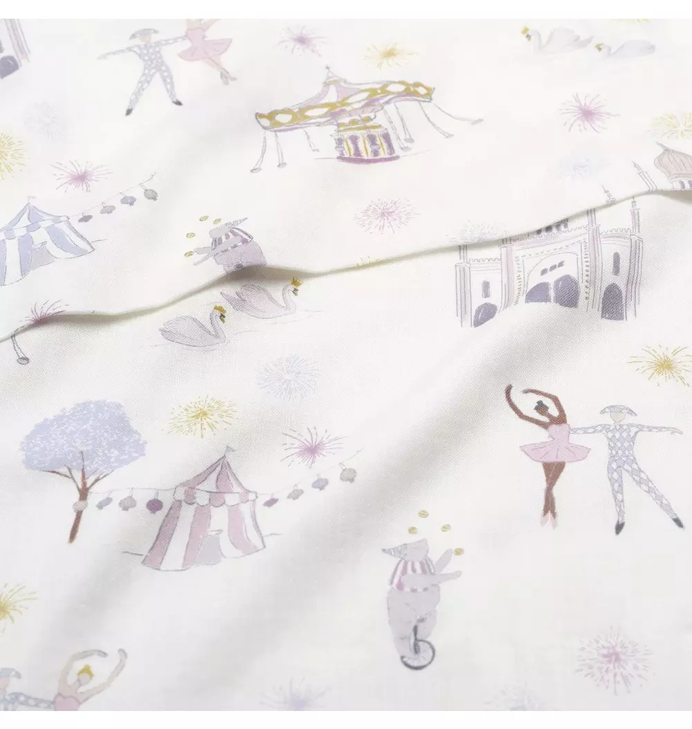 Adventures in Wonderland Swaddle - Rose