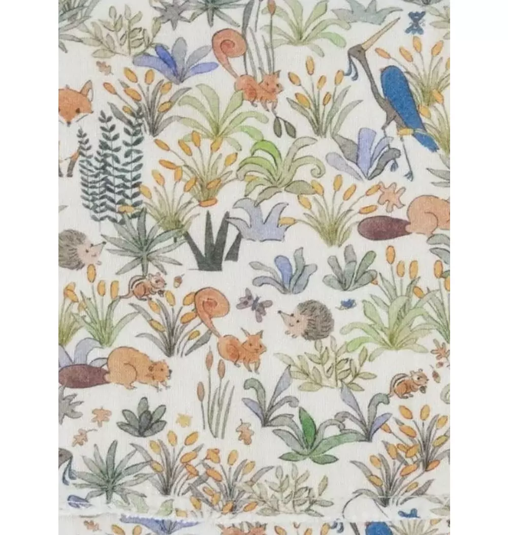 Foxy Forest Burp Cloth