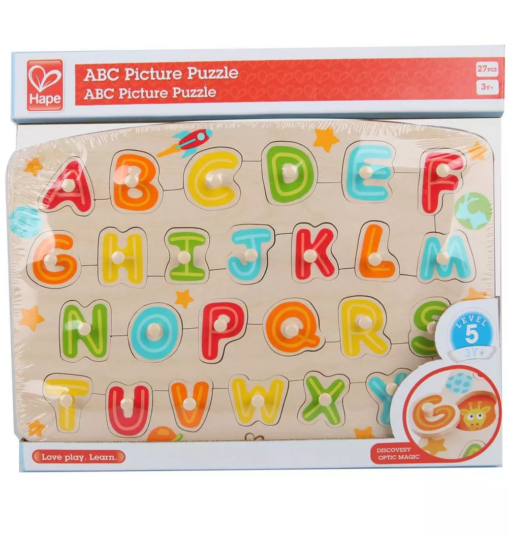 Peg Puzzle: ABC Picture