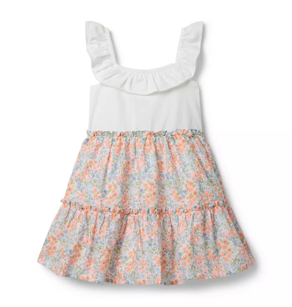 Ditsy Floral Ruffle Tiered Dress