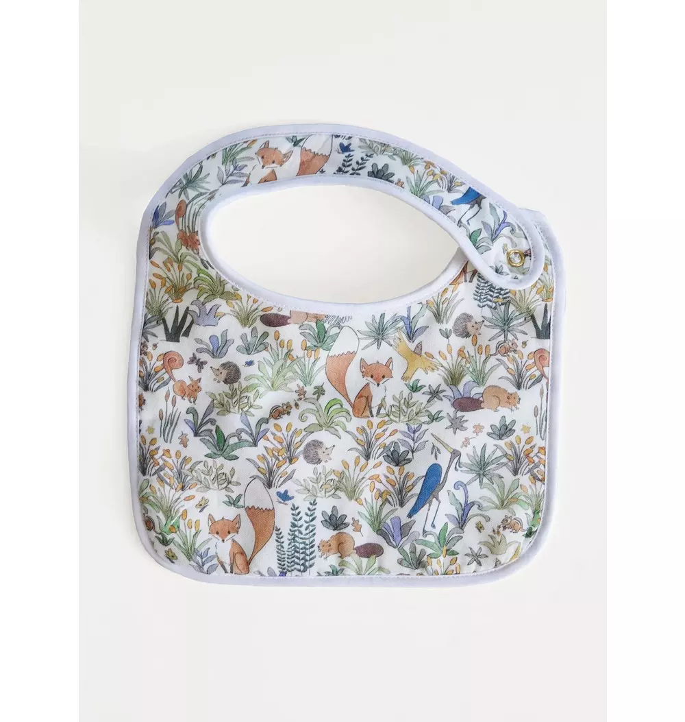 Foxy Forest Bib