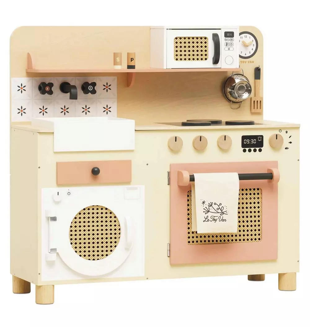 Family Size Wooden Play Kitchen