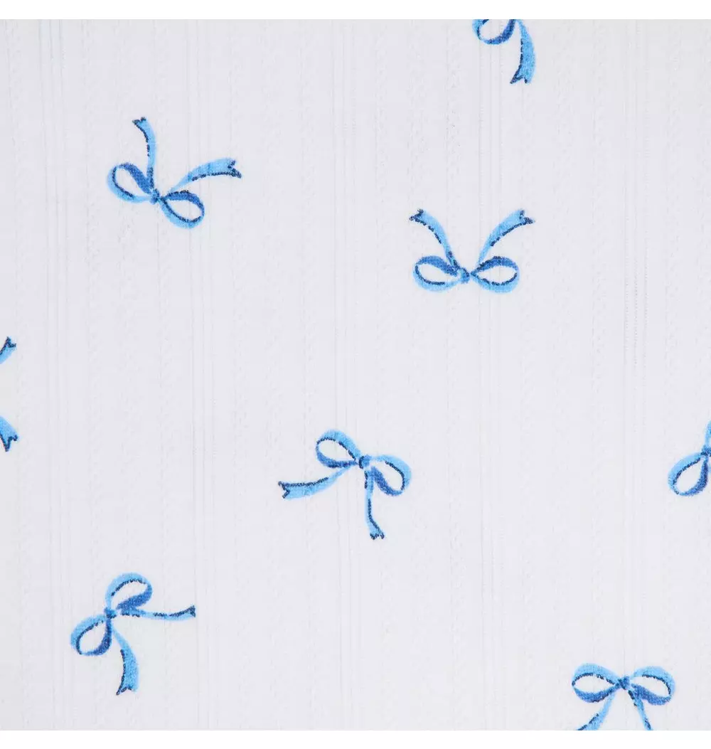 Good Night Pointelle Pajama In Bow