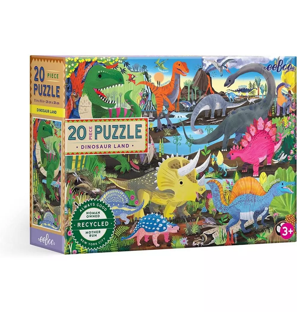Dinosaur Land - 20 Piece Puzzle