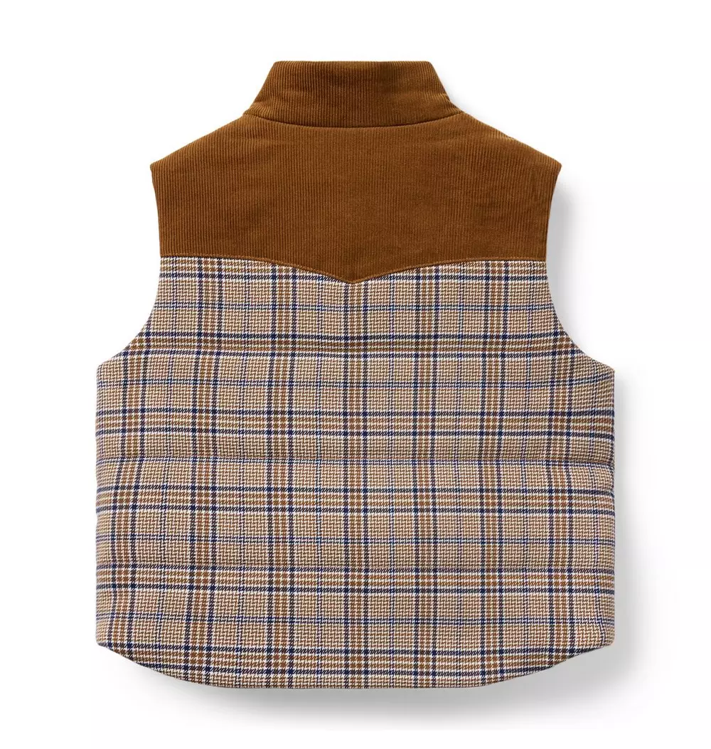 The Western Plaid Vest