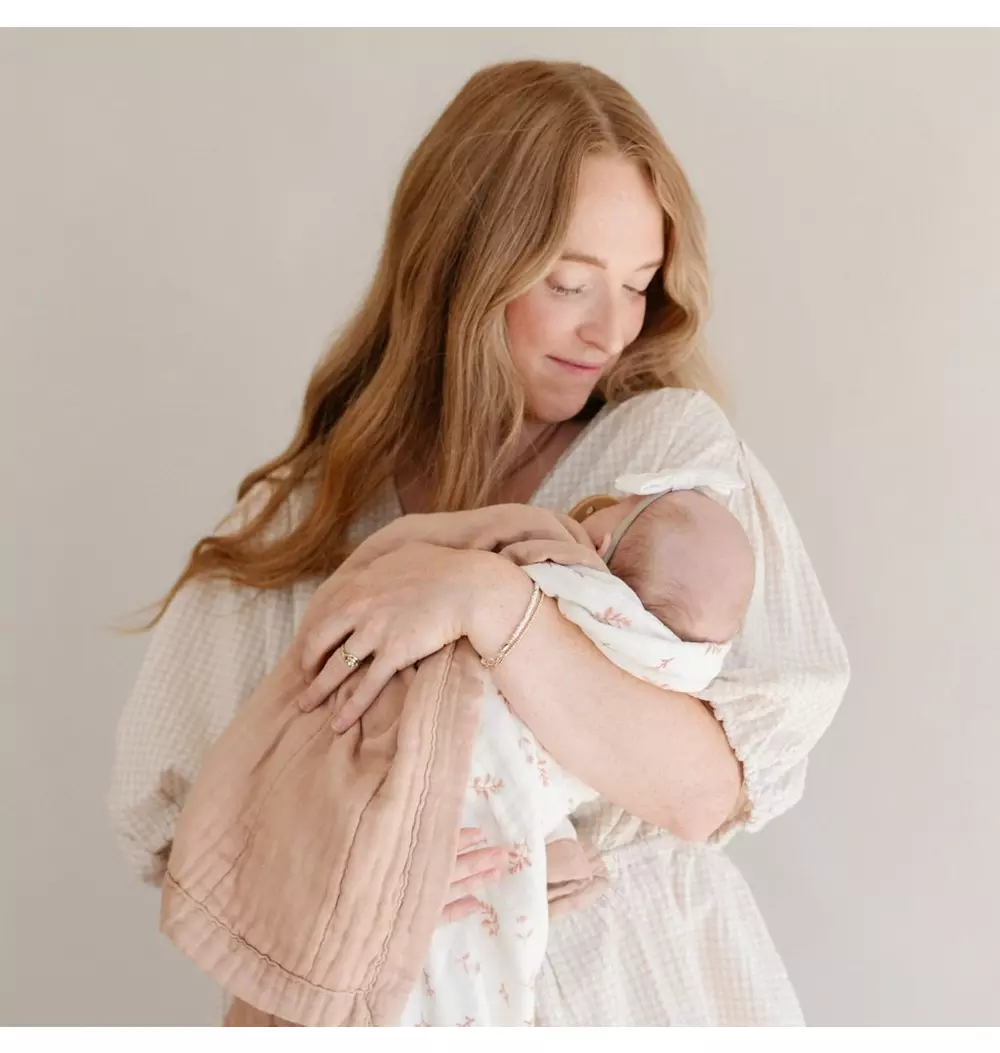 Bamboo Rayon Muslin 4-Layer Quilt Floret