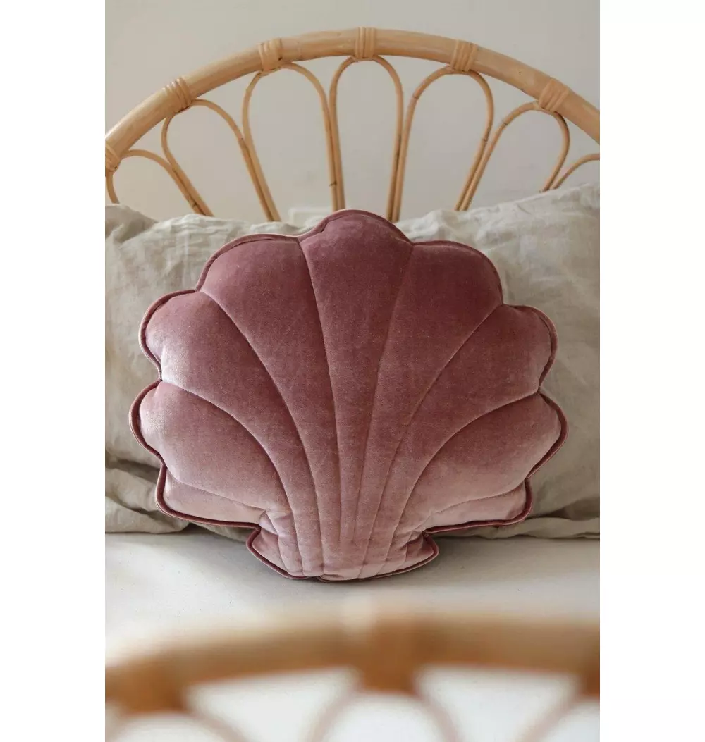Velvet “Cosmic Pearl” Shell Pillow