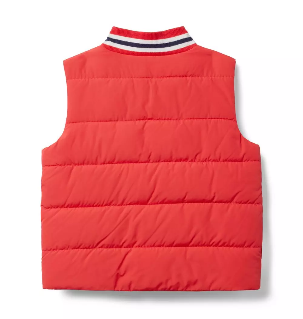 The Varsity Puffer Vest
