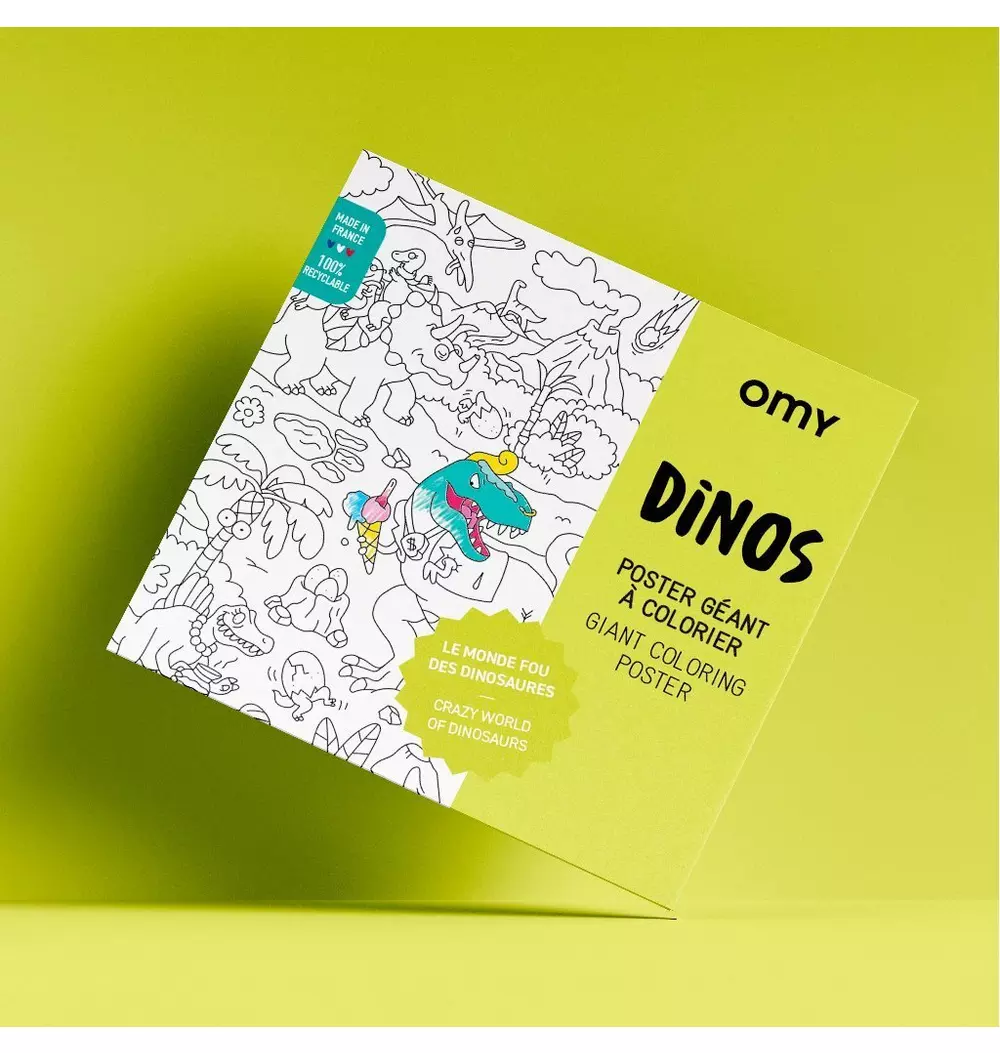 Giant Coloring Poster Dino