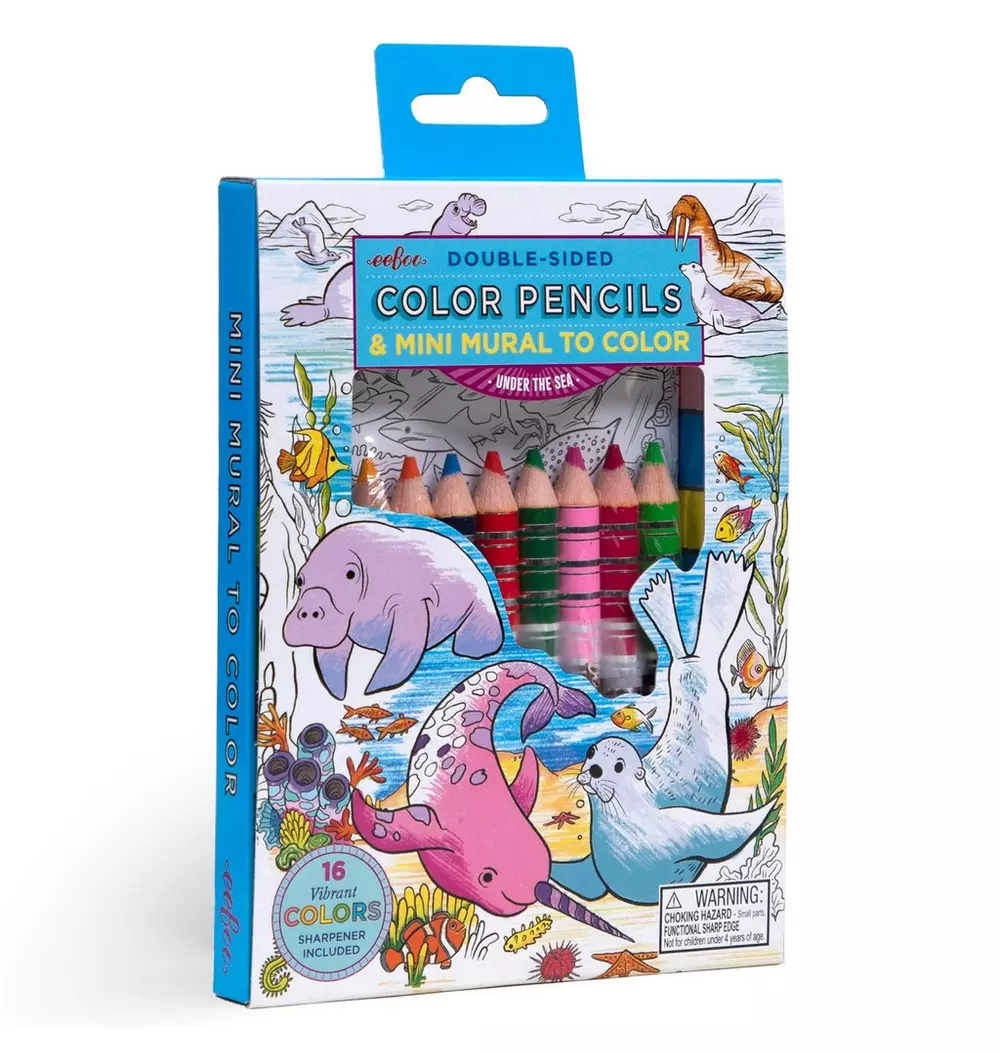 Biggies Color Pencils: Under the Sea - 8pc