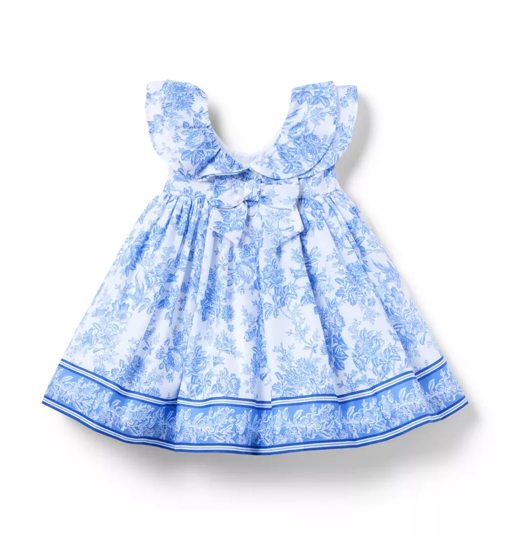 Baby Floral Border Dress