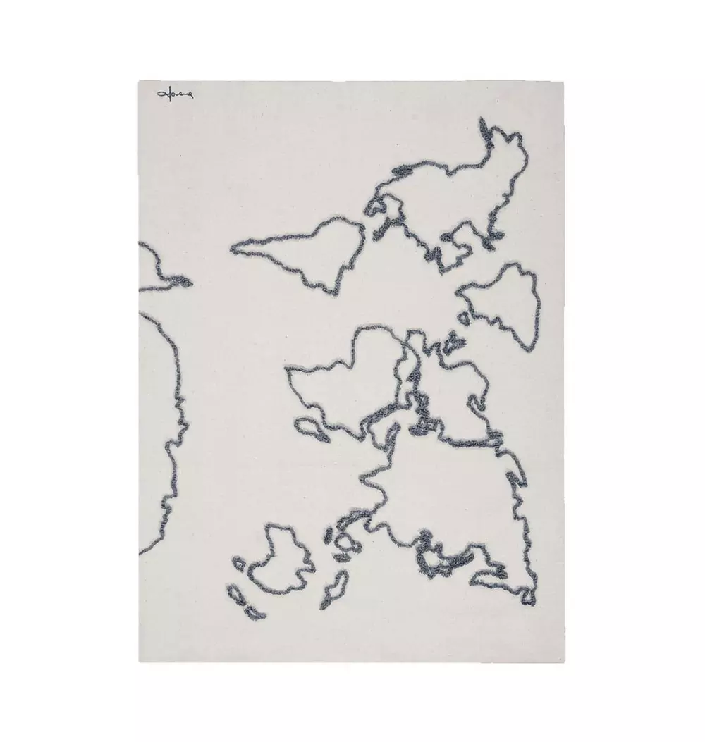 Wall Hanging Canvas Map