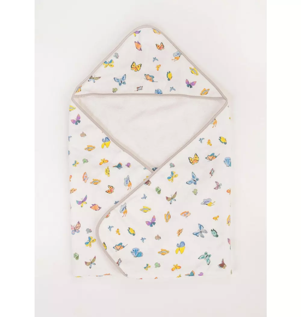 Madame Butterfly Hooded Bath Towel
