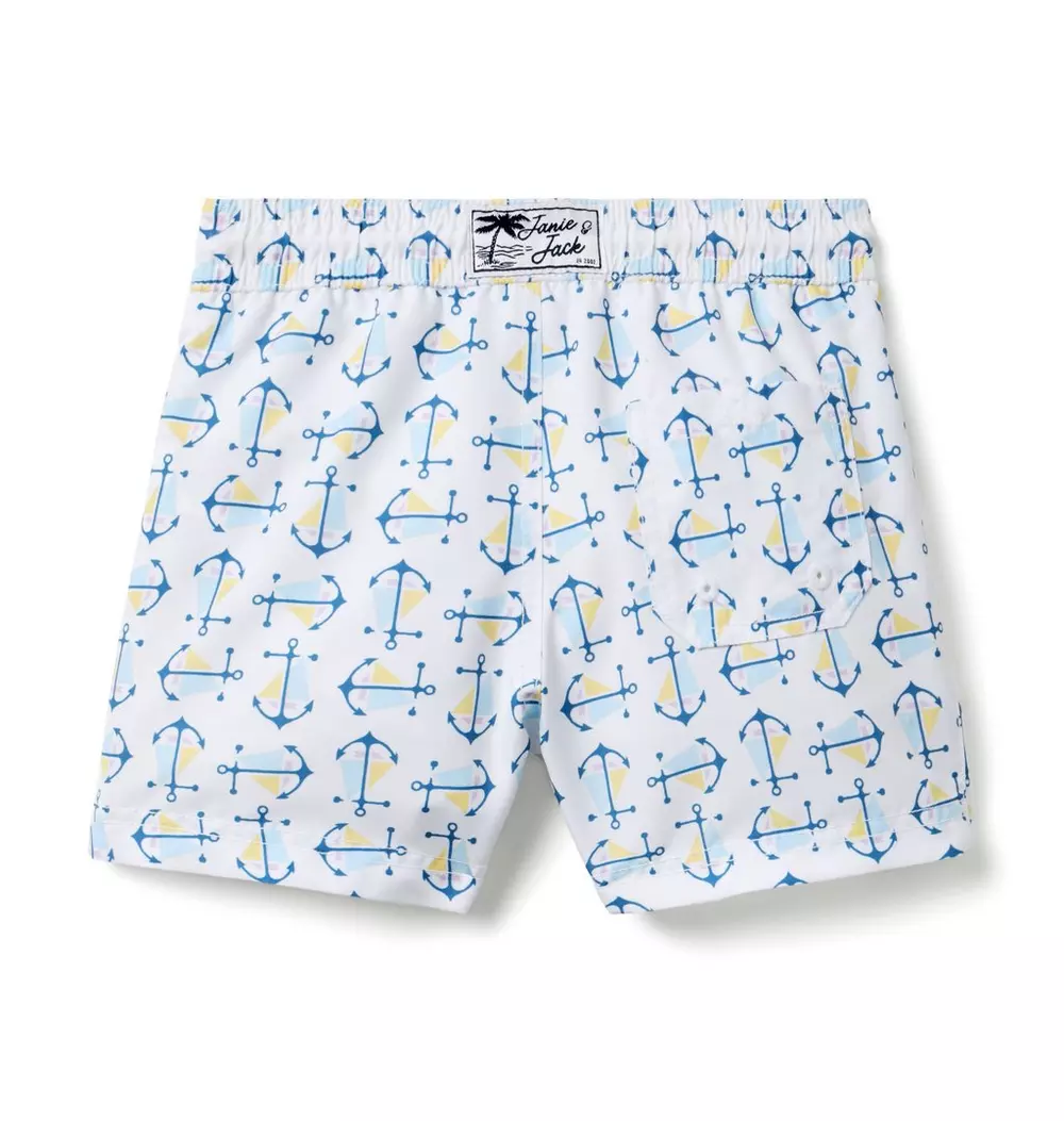 Recycled Anchor Swim Trunk