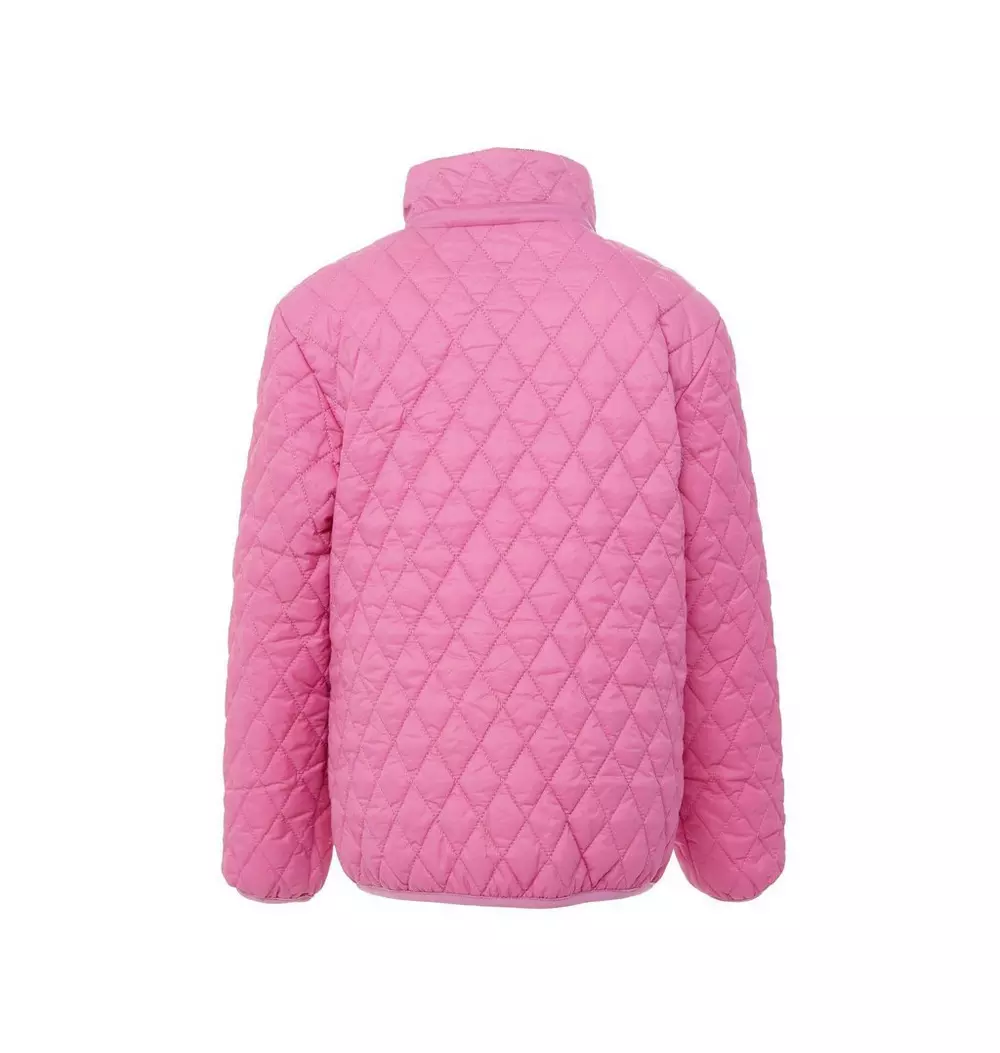 Rose Pink Quilted Puffer Coat