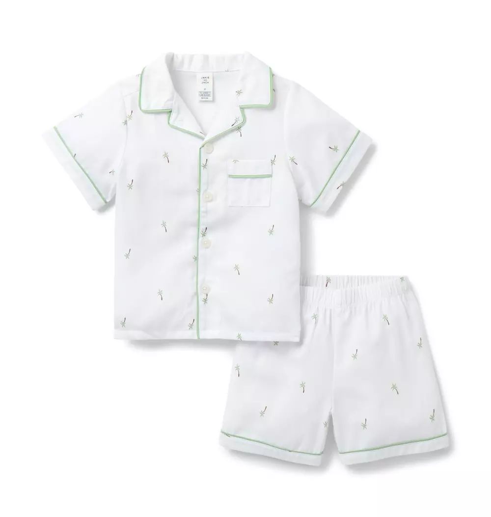 Good Night Classic Short Pajama In Palm