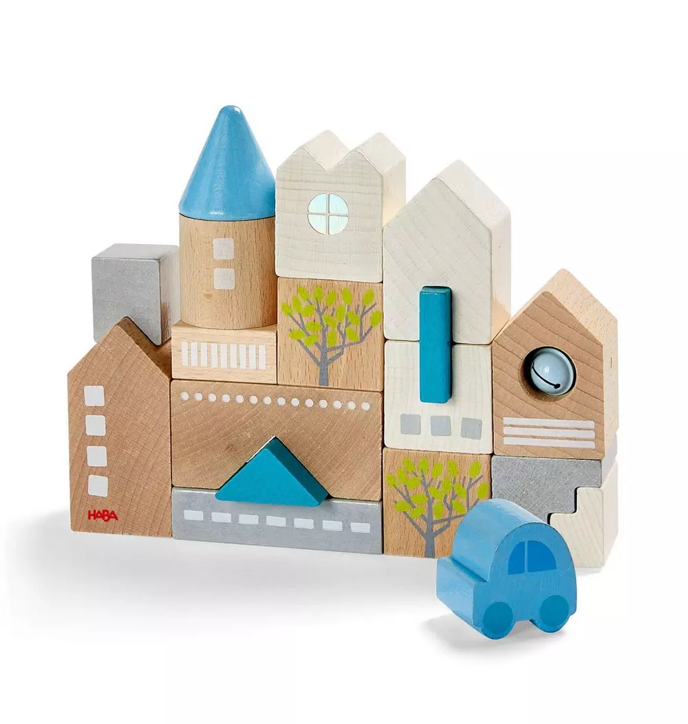 Bad Rodach 18 Piece Wooden Building Blocks