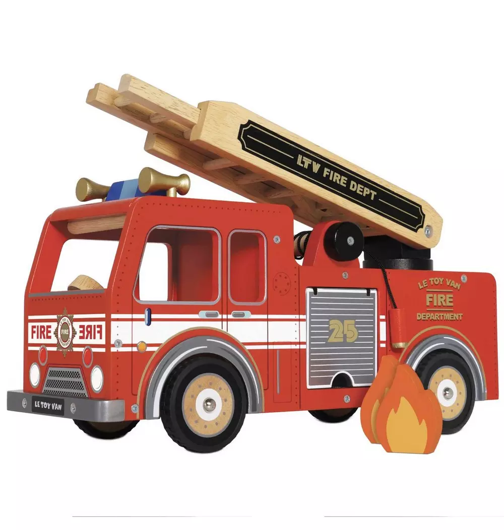 Fire Engine with Firefighters