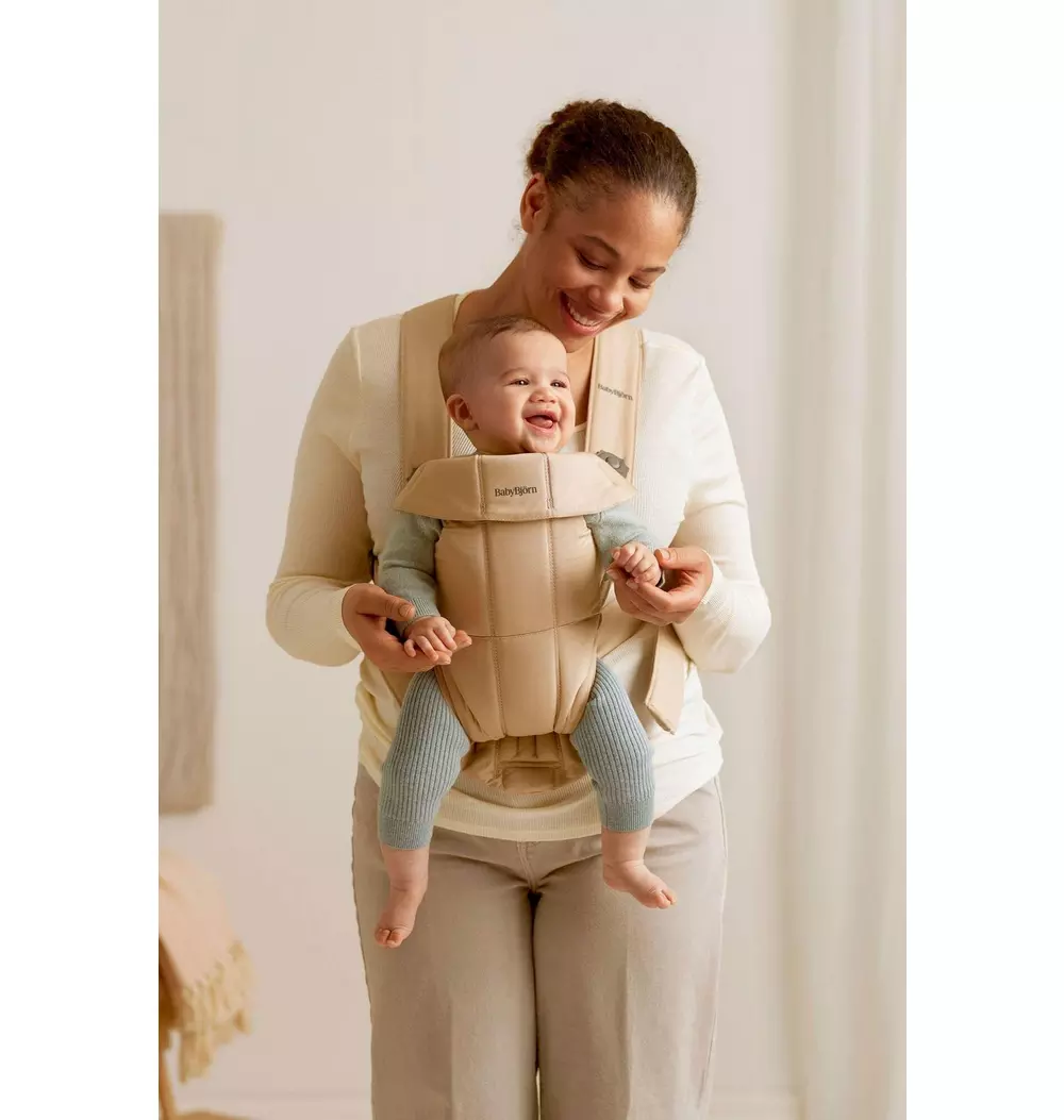 Baby Carrier Mini, Woven, Beige