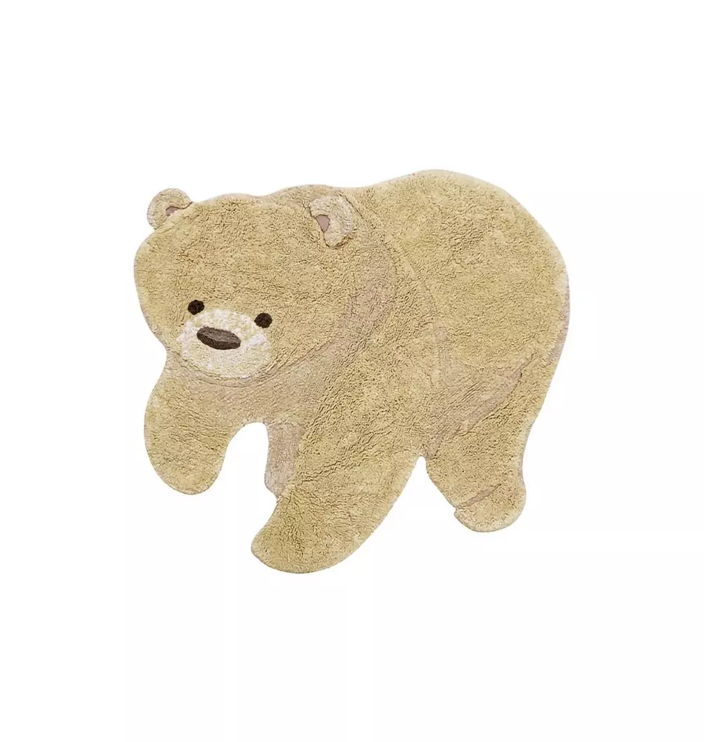 Washable Animal Rug Bear