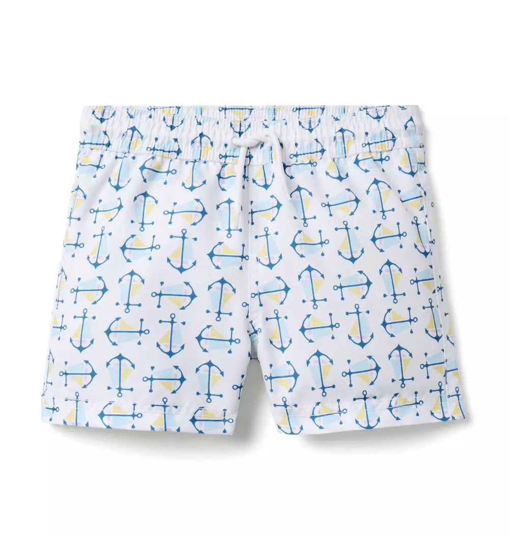 Recycled Anchor Swim Trunk