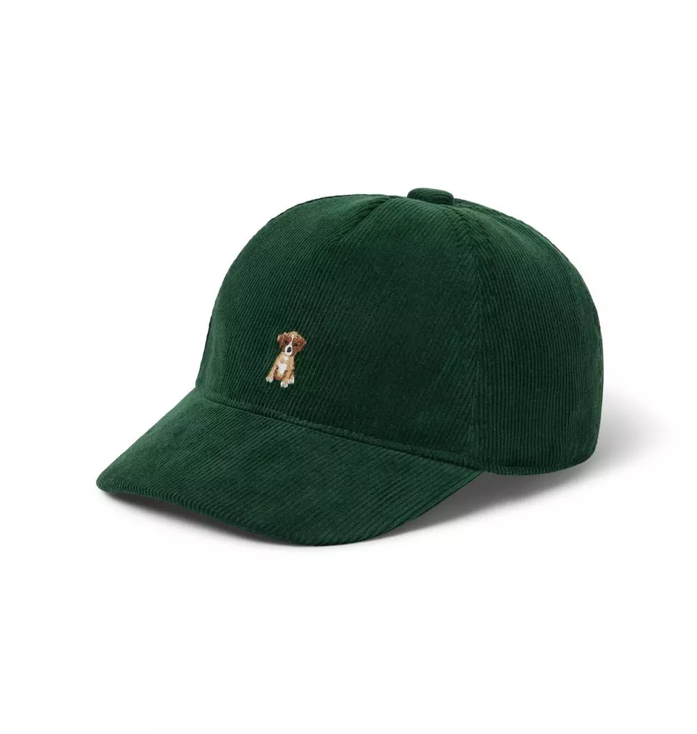 Baby Corduroy Dog Cap