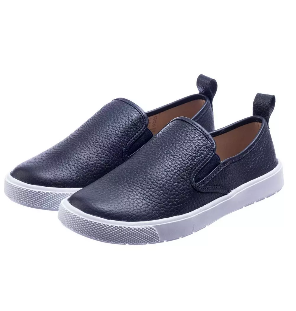 Classic Slip-On Textured Blue