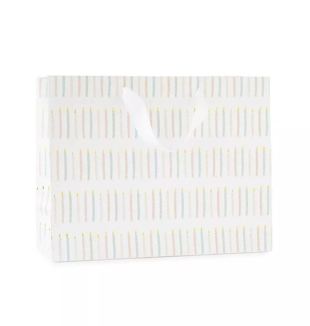 Birthday Candles Large Gift Bag