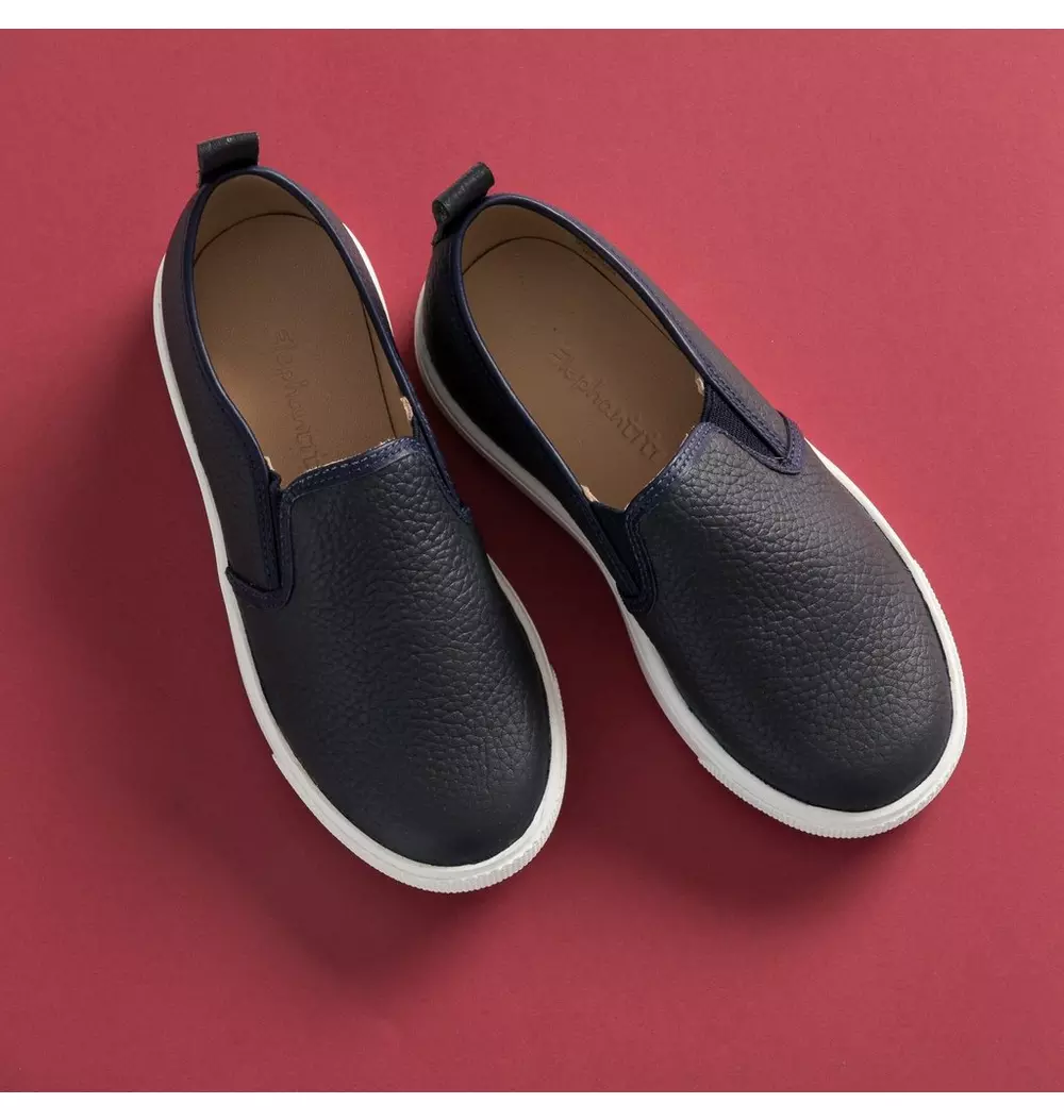 Classic Slip-On Textured Blue