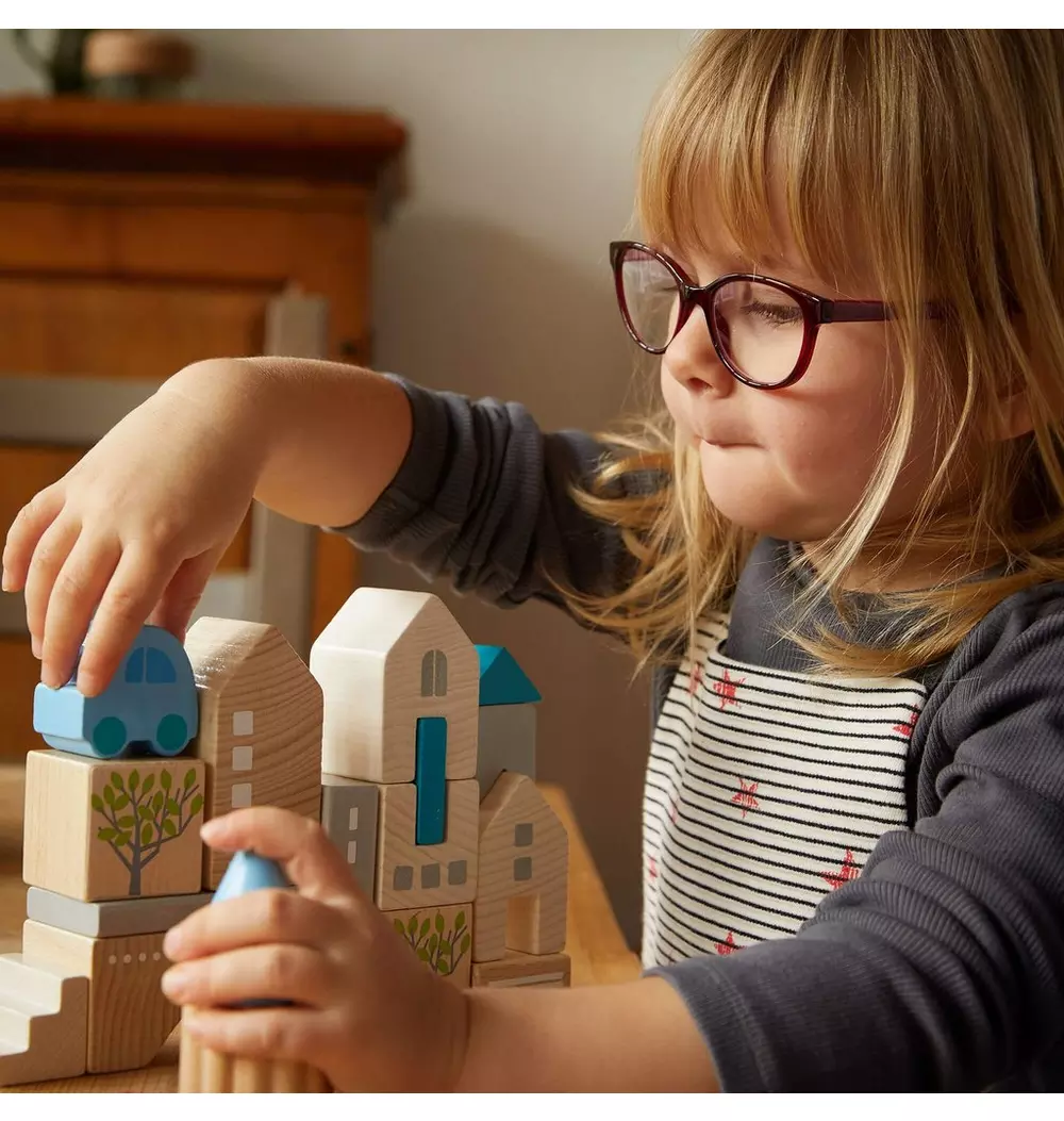 Bad Rodach 18 Piece Wooden Building Blocks