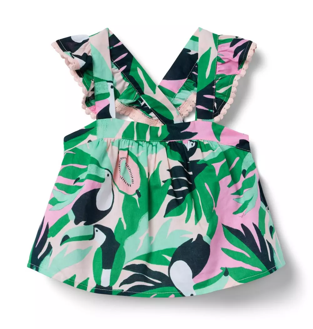 Toucan Flutter Sleeve Top