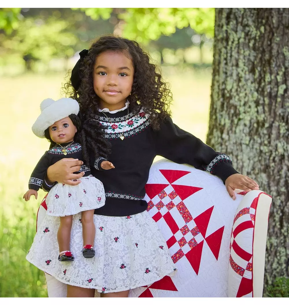 American Girl® x Janie and Jack Holiday Rose Skirt
