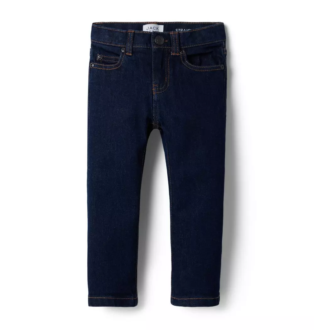 Straight Jean In Rinse Wash
